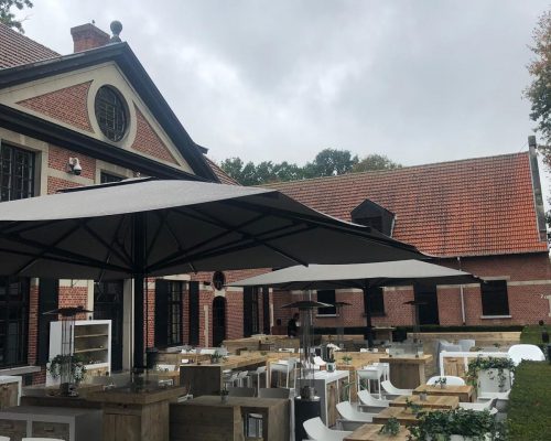 Steigerhouten terrastafels Miami Steigerhouten terrastafels Miami