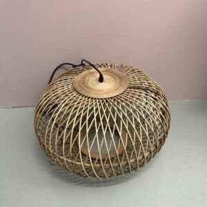 Elzet Rotan hanglamp rond
