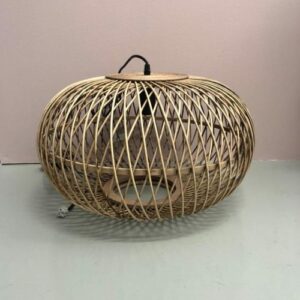 Elzet Rotan hanglamp rond 47,5 x 47,5 x 28,5