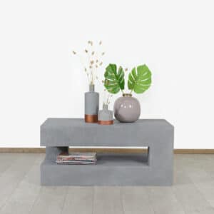 Betonlook salontafel Hampton met strak design