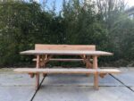 Douglas hout picknicktafel Lodi met rugleuning