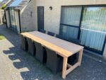 Douglashout tuintafel Rupert met dwarsbalken
