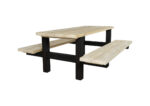 Steigerhouten picknicktafel Yale met industrieel frame