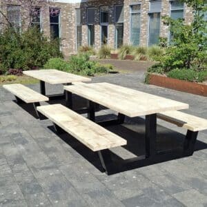 Steigerhouten picknicktafel Dogue