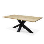 Eikenhouten tafel Milnor met matrixpoot