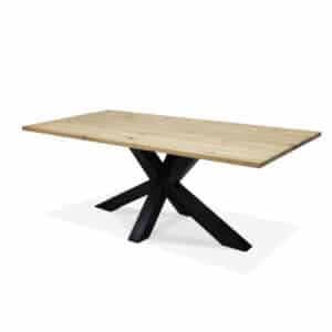 Eikenhouten tafel Milnor met matrixpoot