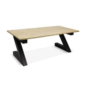 Eikenhouten tafel Corton met Z poten