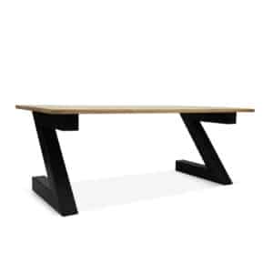 Eikenhouten tafel Corton met Z poten