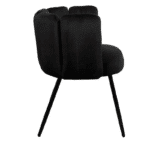 High five chair velvet - zwart