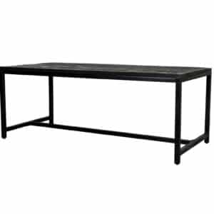 Mangohout Eettafel Zwart