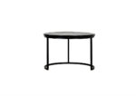 Salontafelset Zwart Mangohout