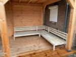 Steigerhouten loungebank Dwale