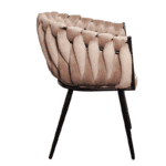 Wave chair velvet - zand
