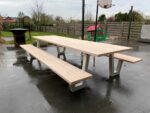 Douglashout picknicktafel Sulon met W frame