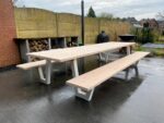 Douglashout picknicktafel Sulon met W frame