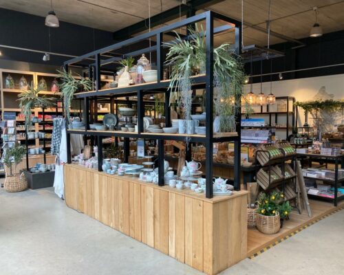 Industriele display kasten van steigerhout Industriele display kasten van steigerhout