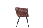Wave chair velvet - koper