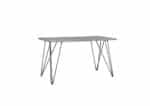 Betonlook bureau Homer met hairpin/draad poten