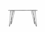 Betonlook bureau Homer met hairpin/draad poten