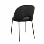 Cave chair zwart achterkant