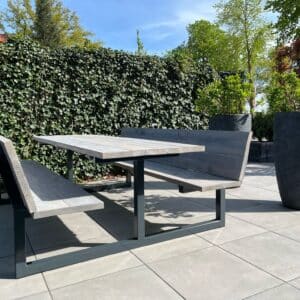 Douglashout picknicktafel Ediz met rugleuning