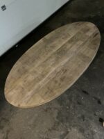 Mango salontafel ovaal met matrixpoot