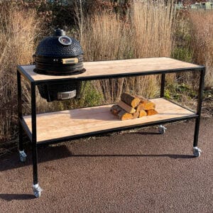 Douglas buitenkeuken Melle met stalen ombouw