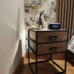 Mangohouten nachtkastje Neva met 2 laden | OUTLET