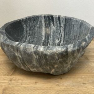 Natuurstenen waskom | W051 | 40x37x14 cm