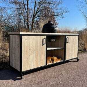 Industriële buitenkeuken Karlijn van steigerhout