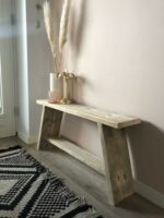 Steigerhouten bankje Nora