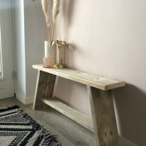 Steigerhouten bankje Nora