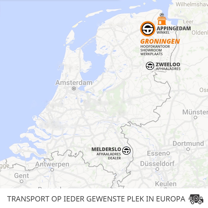 Afhaallocaties van Steigerhouttrend