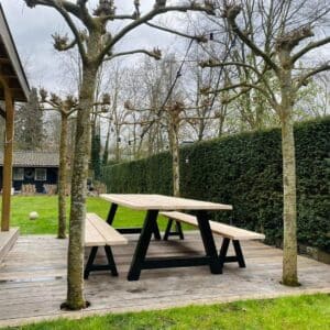 Douglashouten tafel Gary met A-poten