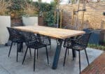Douglas tuintafel Como met industriele poten