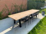 Douglas tuintafel Como met industriele poten