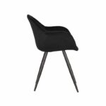 Stoel Floris Velvet Zwart