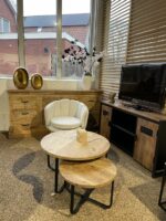 Mangohouten salontafel set Dide