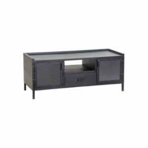 TV meubel metaal 2 deuren 1 lade