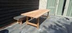 Douglas tafel Dana met houten A poten