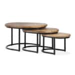 Mango salontafel set ovaal