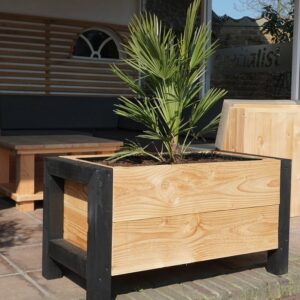 Douglas bloembak Jade met staal