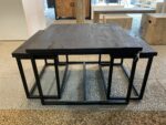 Salontafel set zwart Vann