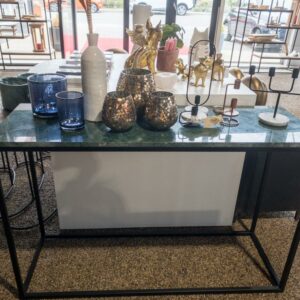 Sidetable Jytte groen malachiet marmer