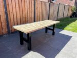 Industriële tafel Imre steigerhout