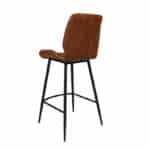 Barkruk Barrel eco-leer cognac