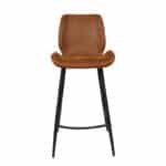 Barkruk Barrel eco-leer cognac