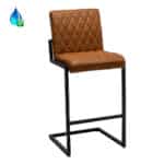 Barkruk Diamond eco-leer cognac