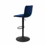 Barkruk Frenkie blauw velvet