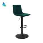 Barkruk Frenkie groen velvet